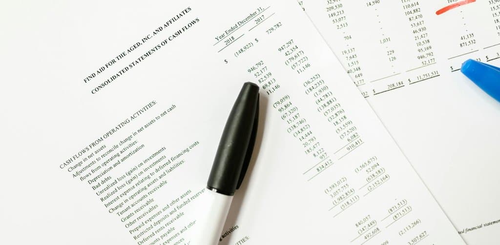 Consolidated cash flow statement showing the cleaner financial picture after a business debt refinance